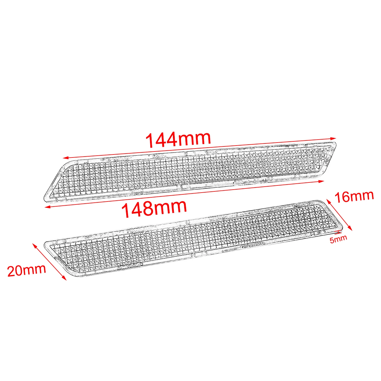 Protector de alforja para motocicleta, pegatinas reflectoras ABS para Harley Touring, Road King, Road Glide, Street Glide, FLHT, FLT, 2014-2021, 2