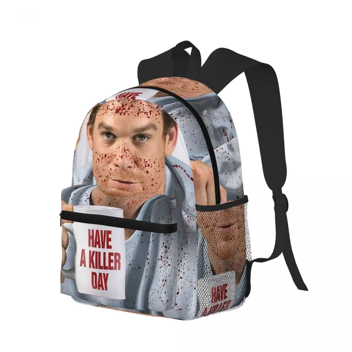

Dexter Morgan Movies Student Backpack School Bag Hiking Travel Daypack for Men Women Bookbag Shoulder Bags