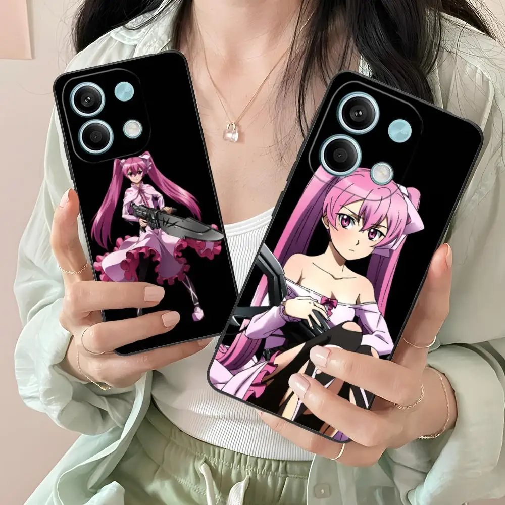 Akame Ga Kill Mine حافظة هاتف محمول لهاتف Xiaomi Redmi Note 14 13 12 11 S Pro Plus 4G 5G غطاء طباعة ملون للهاتف الذكي #5
