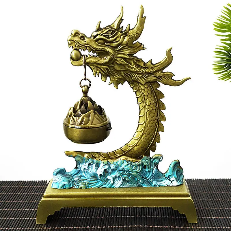 Creative Dragon Waterfall Backflow Incense Burner Pterosaur Home Decor Incense Stick Holder Ceramic Censer Handicrafts Decor