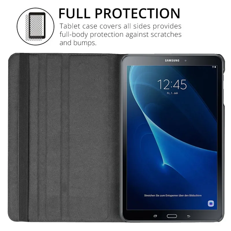 Rotating Case for Samsung Galaxy Tab A8 10.5 X200 A7 T500 S6 Lite 10.4 8.7 T220 A 10.1 T510 T580 8.0 T290 S8 S9 11\