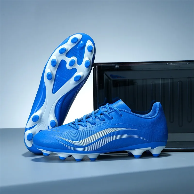 Football Shoes TF5518 for Men Kid And Women Anti-Slip Wear-Resistant Competition Grade Short Studs for Hard And Artificia