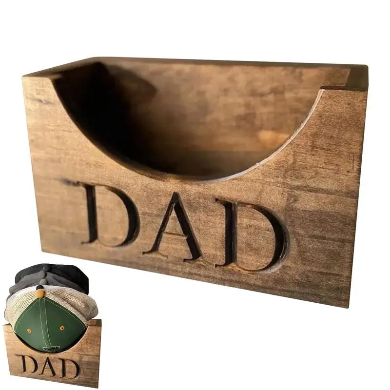 Wooden Hat Holder Baseball Hats Holders Storage Rack The Best Baseball Cap Bracket Shelf Christmas Desktable Useful Ornaments