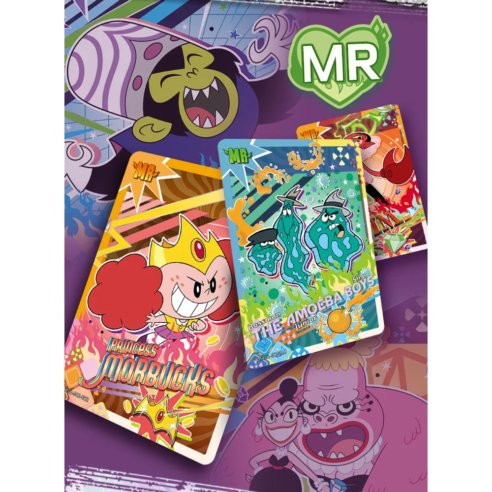 مجموعة بطاقات KAYOU The Powerpuff الأصلية للفتيات، رسوم متحركة كوميدية، شخصية كرتونية جميلة وأنيقة، هدية بطاقات الأميرة