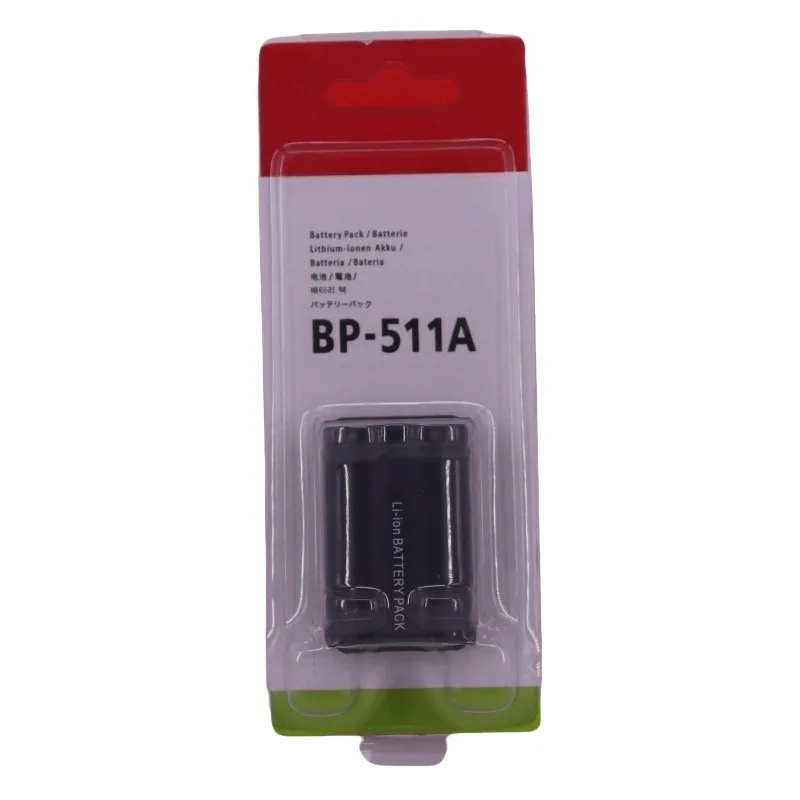 كامل فك التشفير BP-511A بطارية لكانون 5D 50D 40D 30D 1390mAh استبدال كاميرا DSLR بطارية BP-511 BP-511L BP-512