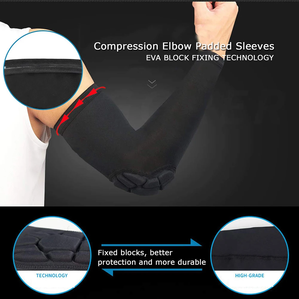 Shooter Arm Sleeves For Basketball Football Baseball Softball Compression Elbow Protection Pads Arm Protector Accessories Adult