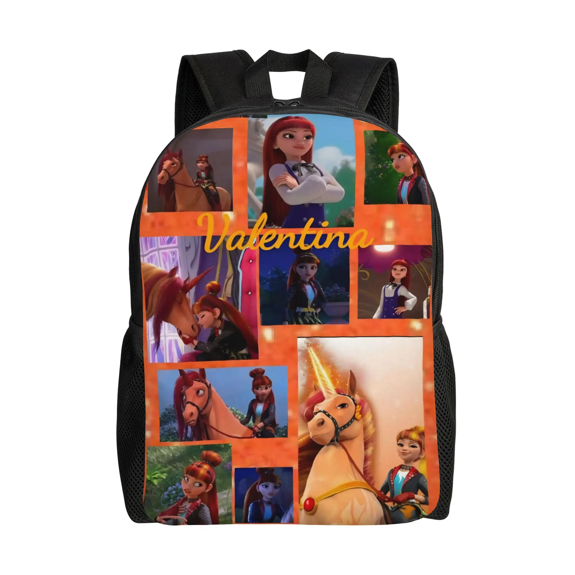 

Unicorns A-Academy Animation Girls Backpack for Men Women Casual High School Business Daypack Laptop Canvas Bags Durable