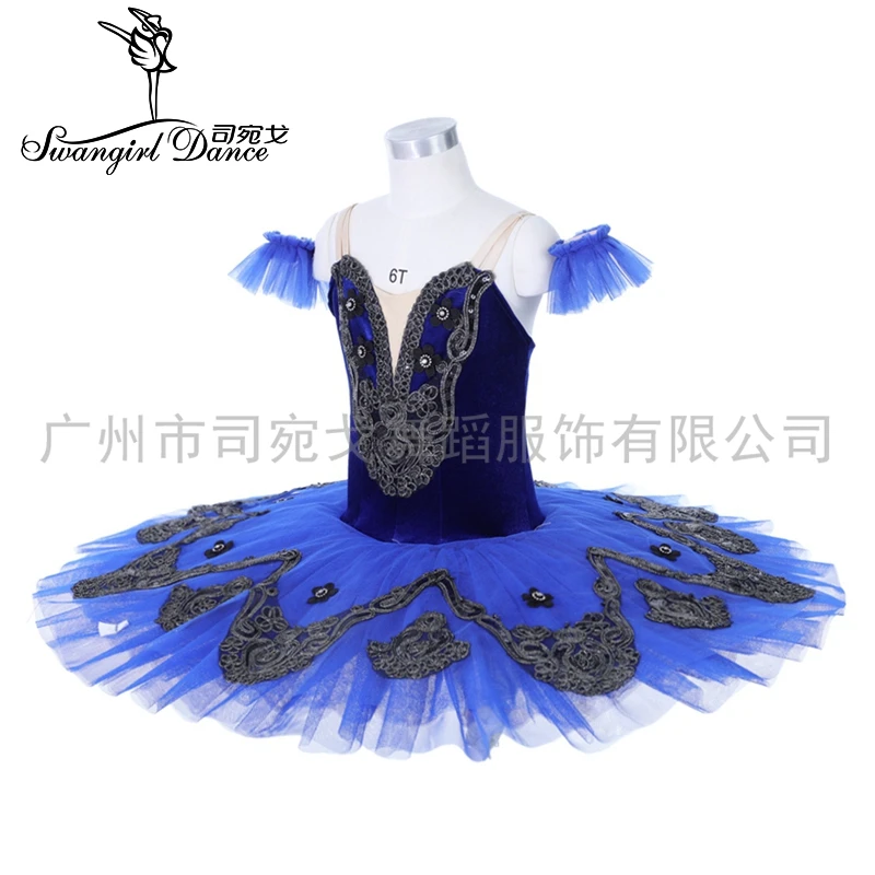 Women Classical Pancake ballet tutu Professional Princess Florina Blue Bird Ballet Tutu Nutracker JY008A