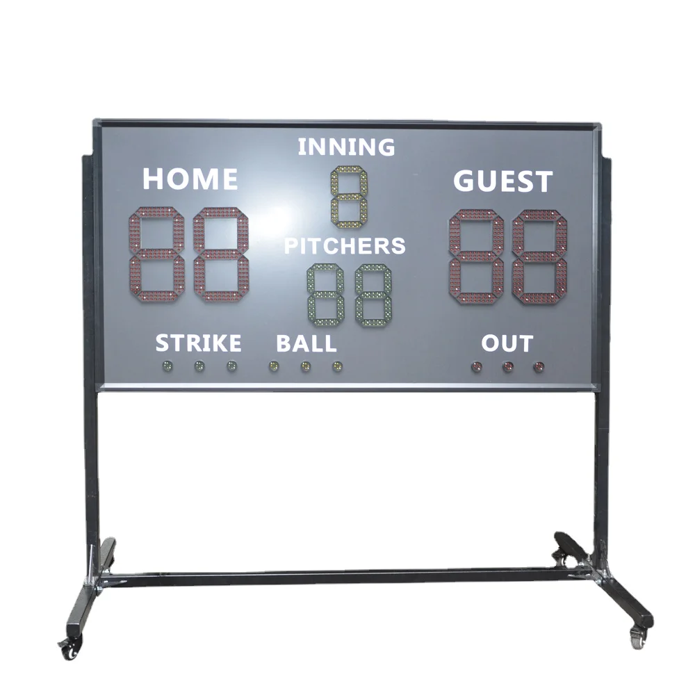 Multifunctional Multi Sport Electron Soccer Scoreboard Maker Display Score Board Public