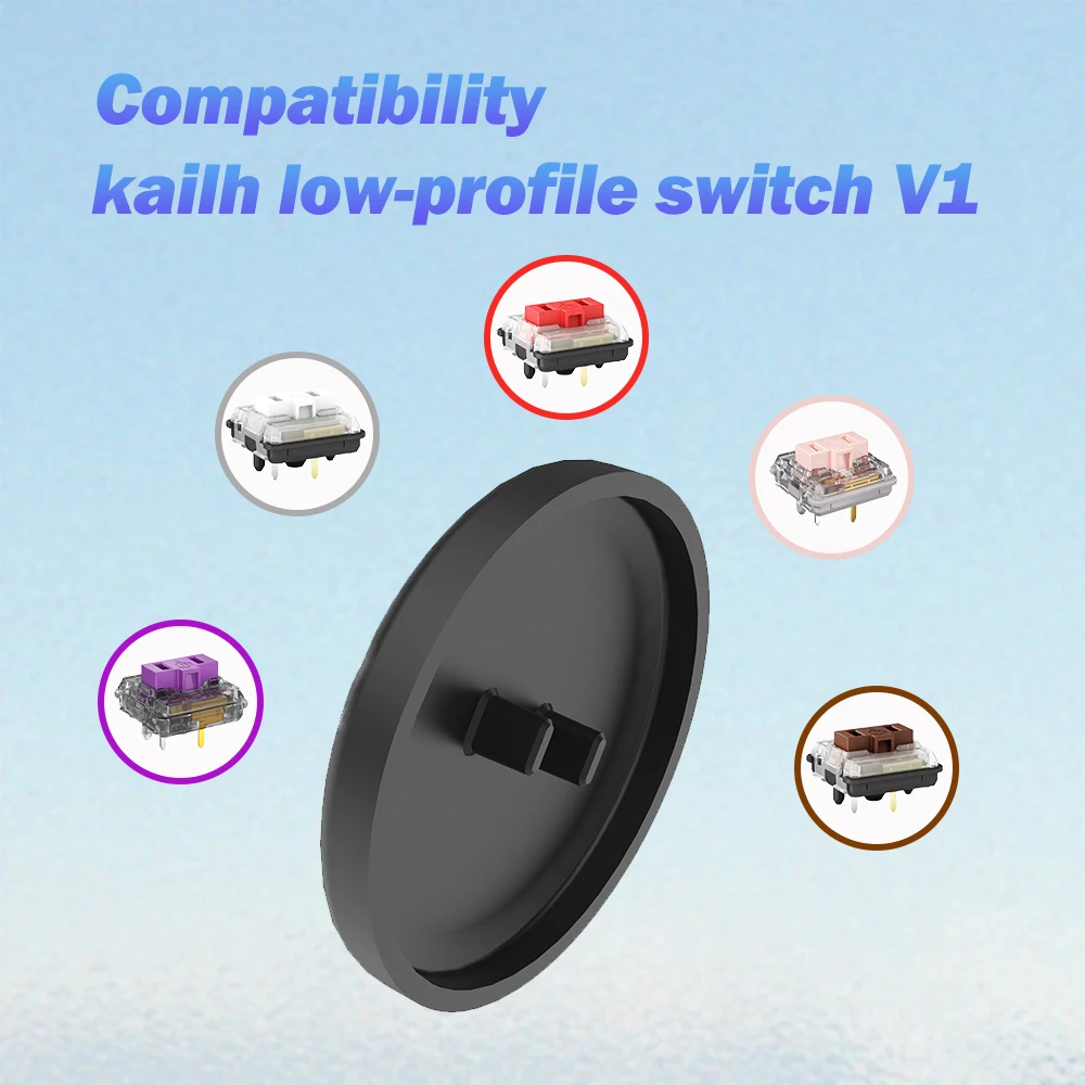 Hitbox keycaps para controlador de arcade sem alavanca hitbox botão tampas 22.5/28.5mm teclas de baixo perfil diy para interruptor kailh v1