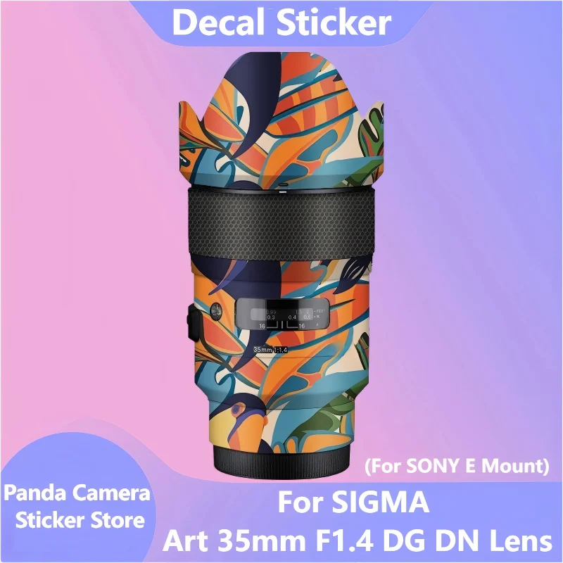 

For Sigma 35mm F1.4 DG HSM Art For Sony E Mount Lens Sticker Body Protective Lens Anti-Scratch Decal Skin Protector Coat