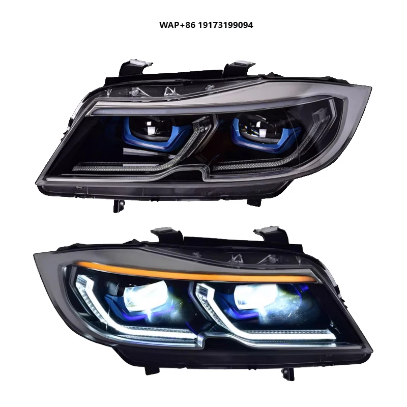 

for B-MW 3 Series E90 LED Head Lamps 2005-2012 New Condition Halogen Xenon Front Light Upgrade Front Lamps Headlights
