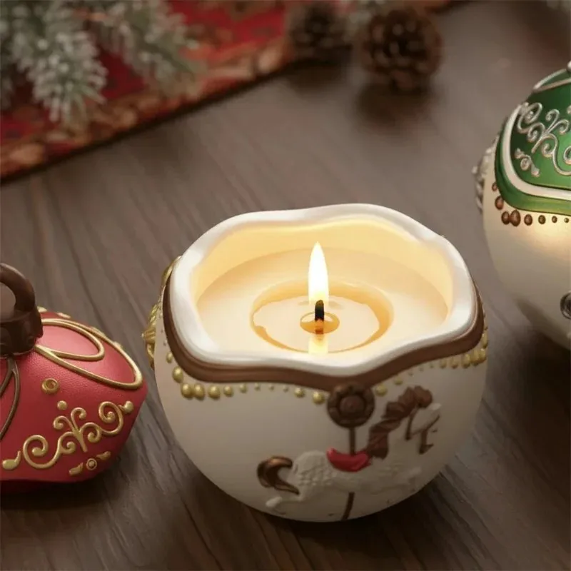 

Boowan Nicole Bauble Candle Jar Silicone Molds for Concrete Jesmonite Gypsum Cement DIY Handmade Christmas Gift Tools Home Decor