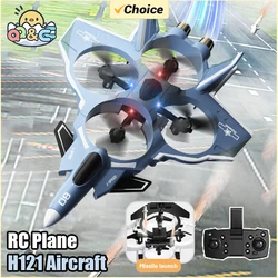 H121 RC Drone 2.4GHz 4 canali 360 rotolo RC schiuma aereo aliante schiuma aereo ala fissa RTF giocattolo altezza fissa modello aereo Dron regali