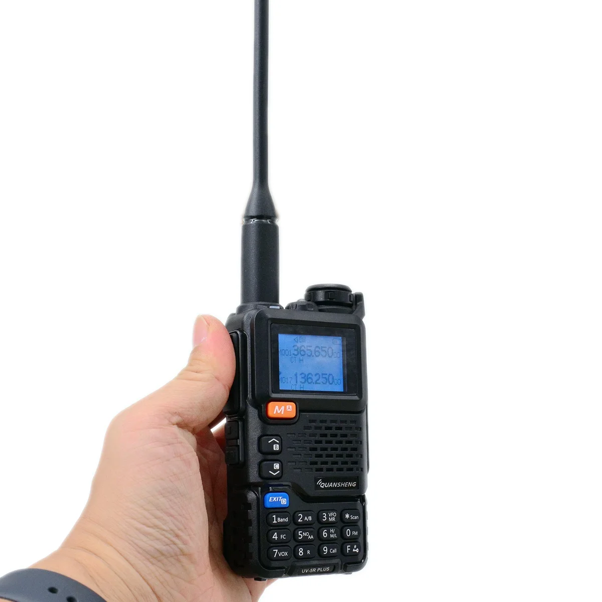 Quansheng UV-5R Plus Two Way Radio AM / FM 50-600Mhz RX Scrambler Encrypt DTMF Wireless Replication Fast Copy Channel Interphone