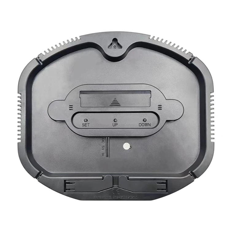Large LED Display Clock with Weather for information Dual Alarm Functionality Temperature & Humidity Monitoring Remote Control