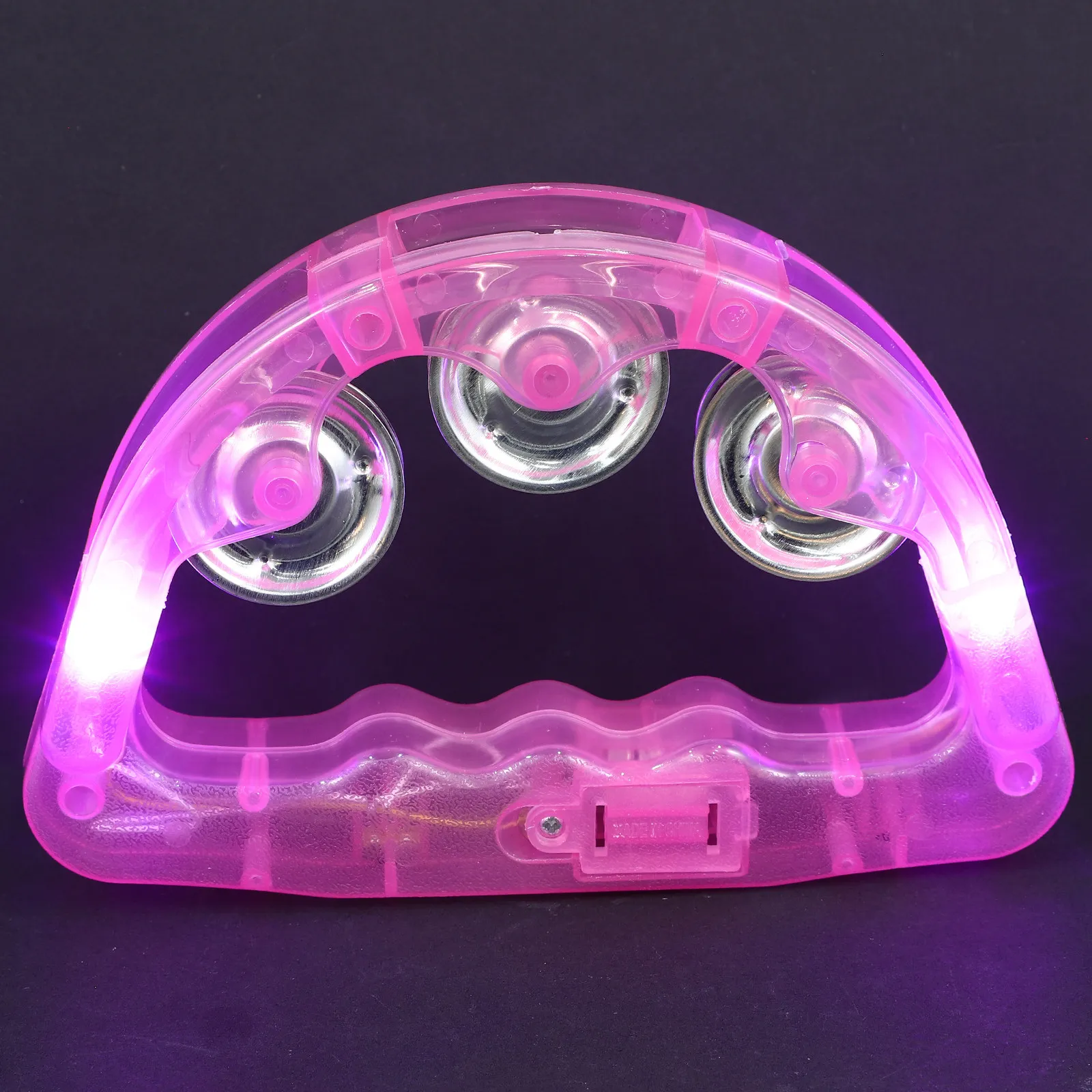 

8Pcs LED Light Tambourine Luminous Handbell Party Percussion Instrument Funny Tambourine Interesting Tambourines Birthday