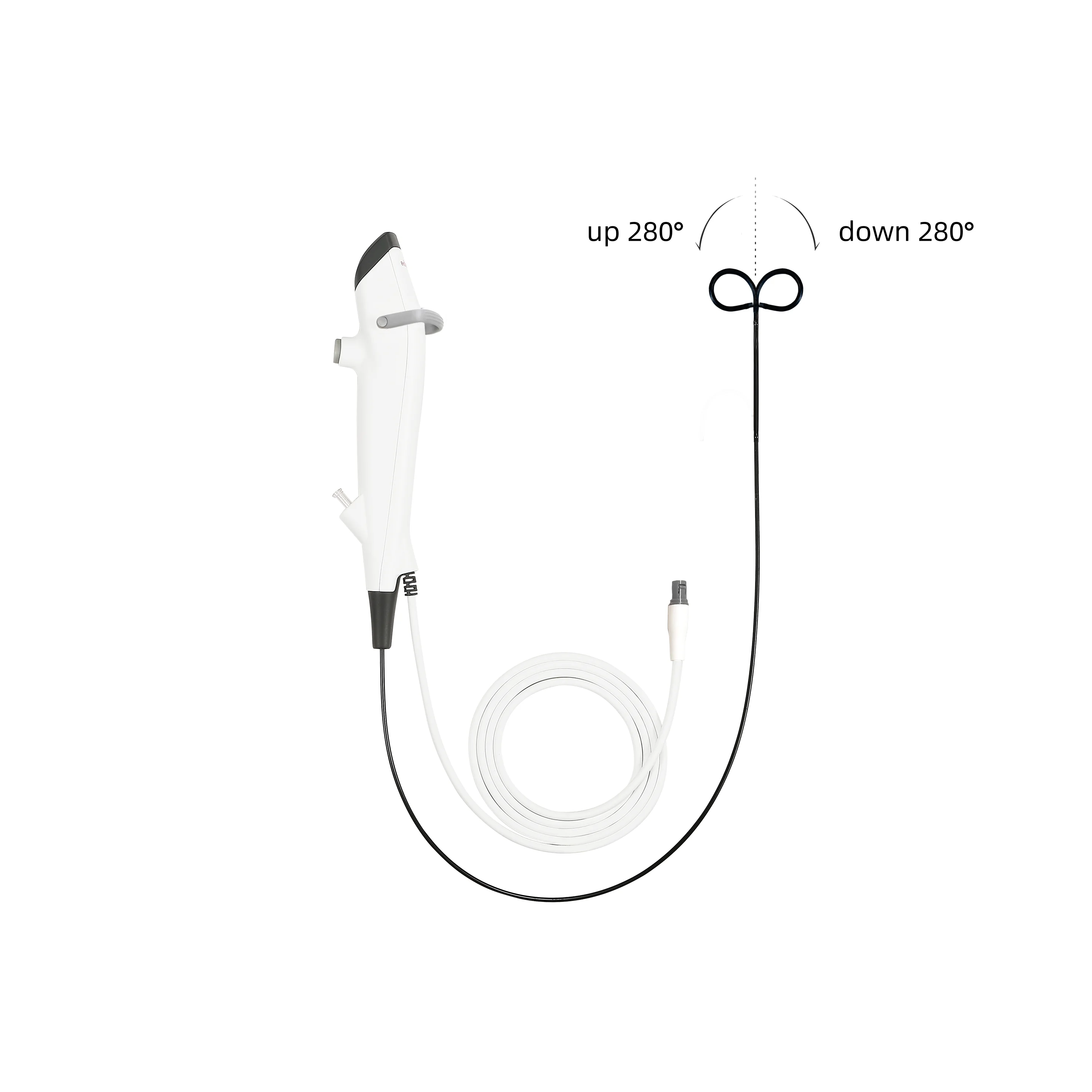 Lemo Connector 7.5fr Disposable Ureteroscopes Flexible For Urology Surgery Ureteric Stone