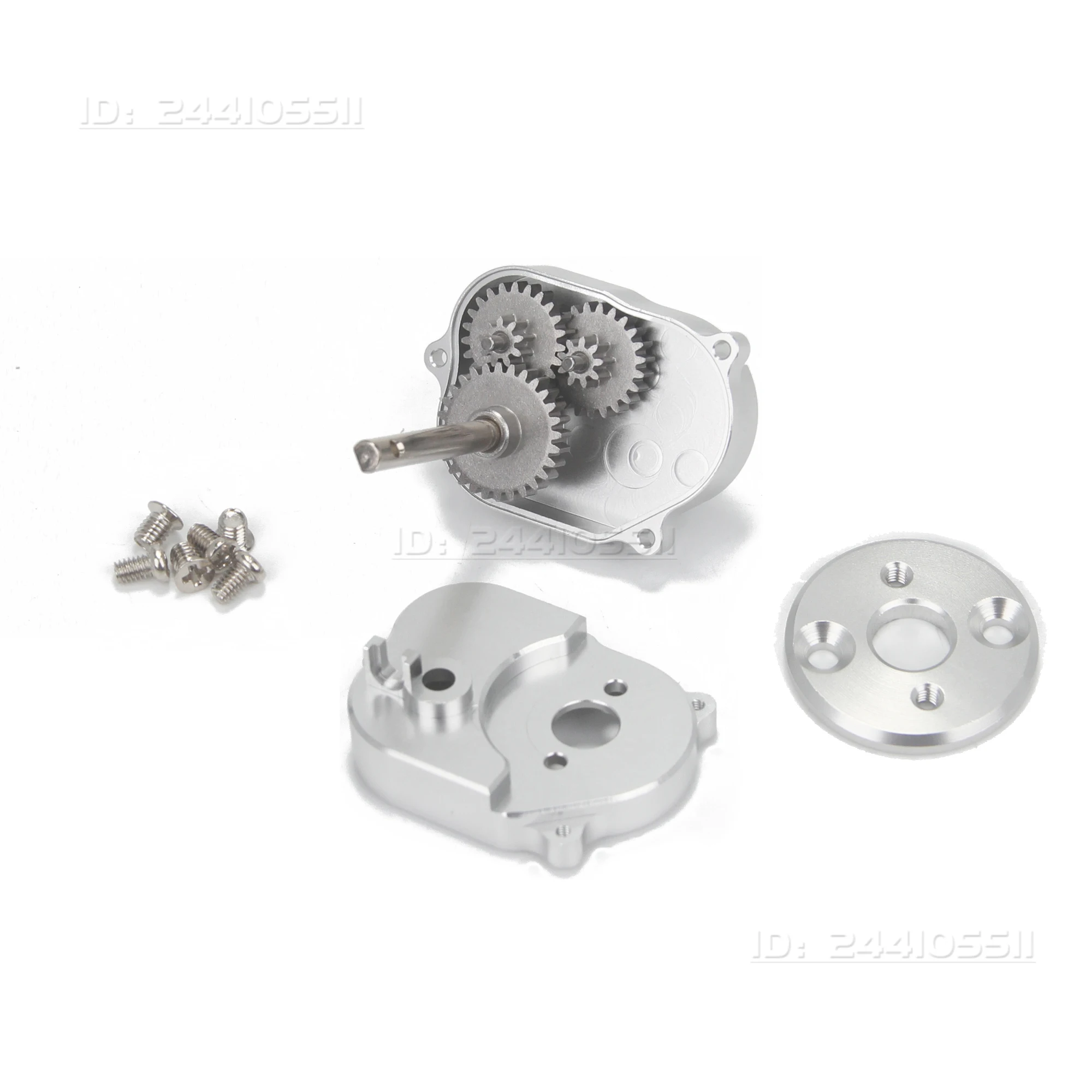 Upgrade Metalen Versnellingsbak Adapter Plaat Versnellingsbak Set voor 1/12 RC Crawler Auto MN82 MN99S MN168 MN78 MN98 LC79 280 370 Motor Speelgoed Deel