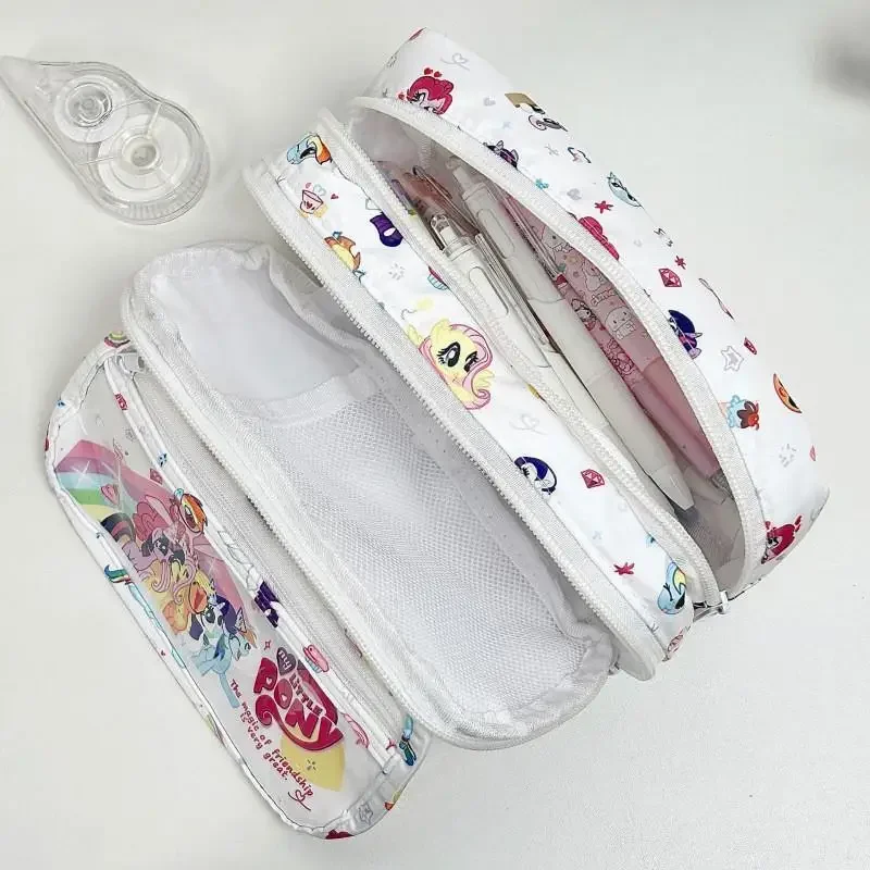 My Little Pony Ita Bag Pencil Case Large Capacity Multi Layer Organizer Cute Cartoon Design For School College
