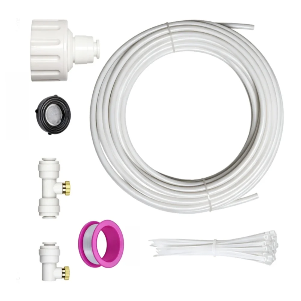 32.8ft Pool Slide Water Tubing Set for pe Material with Fittings and Filter for Swimming Pool Slides Garden Irrigation