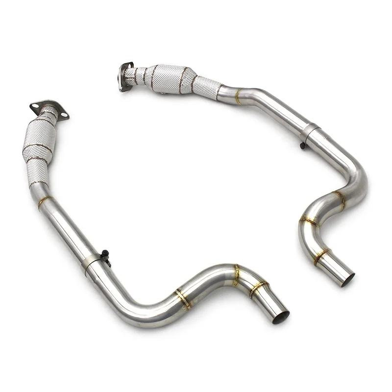 

Head Section High flow Pipes Exhaust Pipes branch downpipe Exhaust Pipe with catalyst For Jaguar F-PACE 3.0T 2014-2021