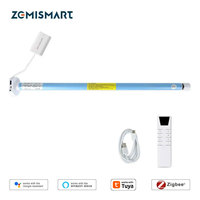 Zemismart Zigbee Roller Shade Blinds Motor for 17 25 28mm Tube Smart Electric Curtain Engine Works with Tuya Alexa Google Home