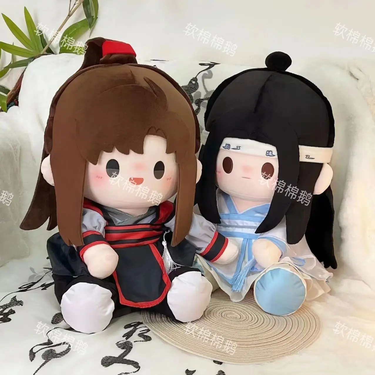 Anime Mo Dao Zu Shi Wei Wuxian Lan Wangji For 40CM Plush Doll Dress Up Clothes Costume Cosplay Figures Accessories Fans Gift