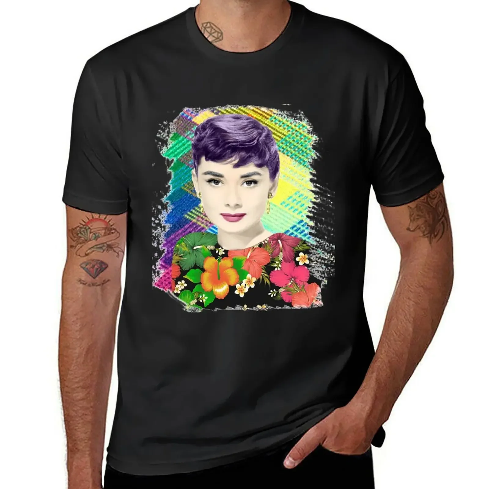 

Audrey Hepburn T-Shirt anime t shirts graphics men tshirt