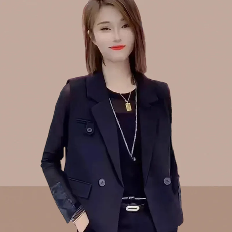 デザインセンススーツベスト女性の春秋のファッションチョッキ上着ノースリーブコート 2025 新しいショートベストジャケット女性