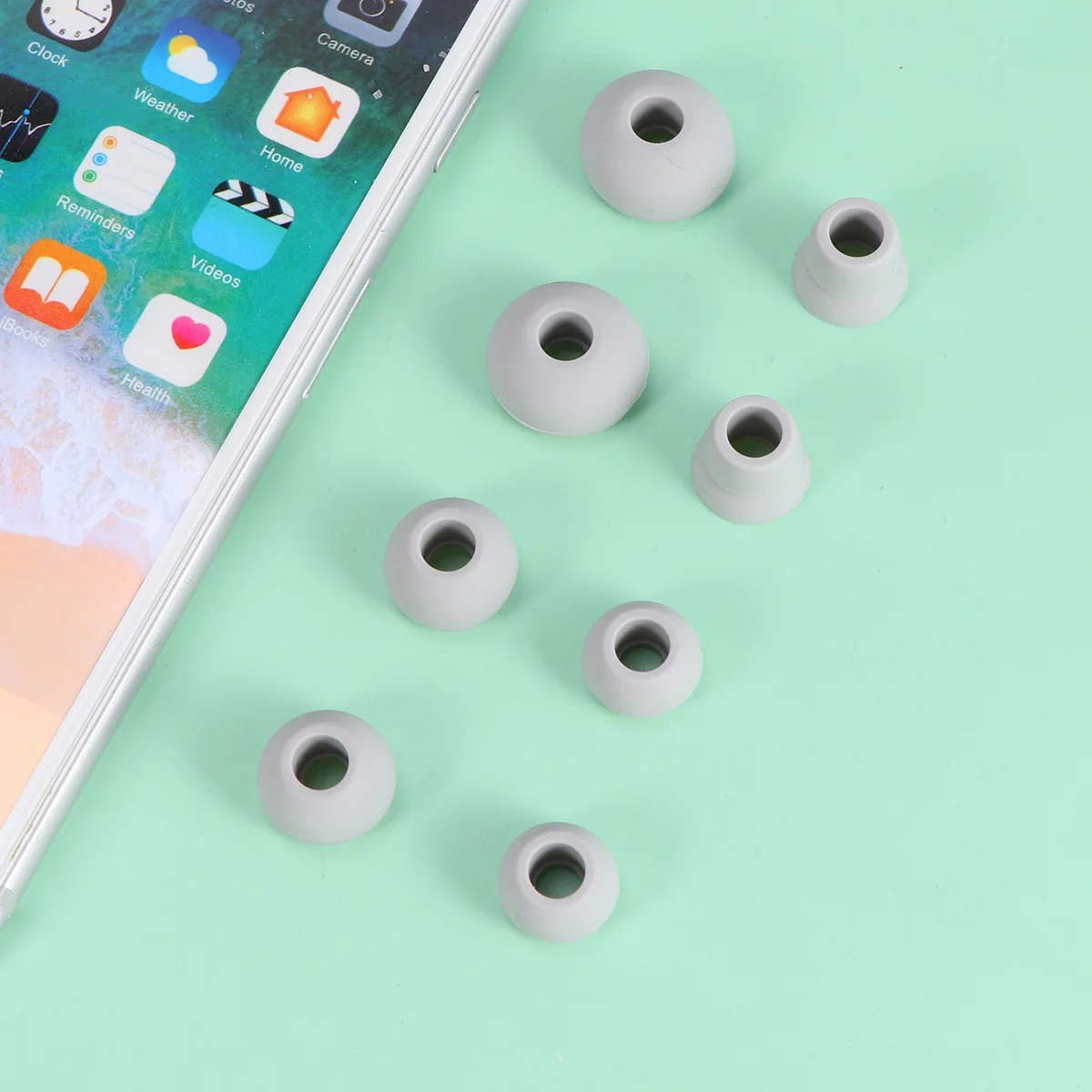 

32pcs Silicone Earphone Caps Sweatproof Anti-Slip Fit For Running Music Call Replacement Tips Accessory Headphone Earbuds