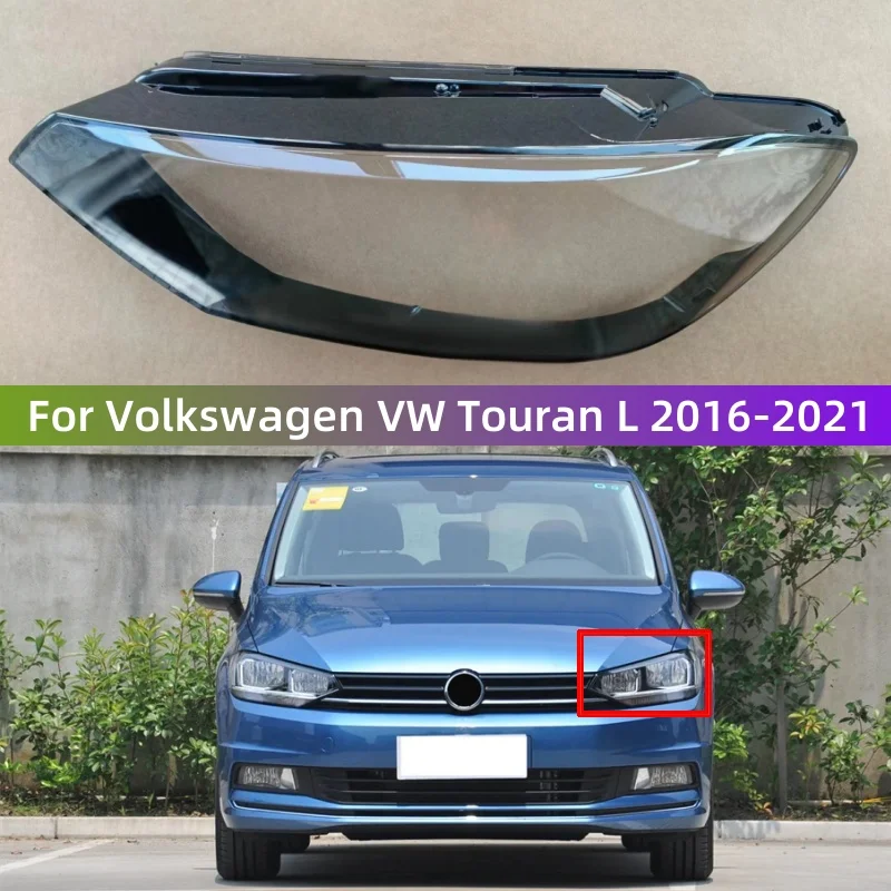 

For Volkswagen VW Touran L 2016 2017 2018 2019 2020 2021 Car Accessories Headlight Lens Cover Replacement Lampshade Glass Shell