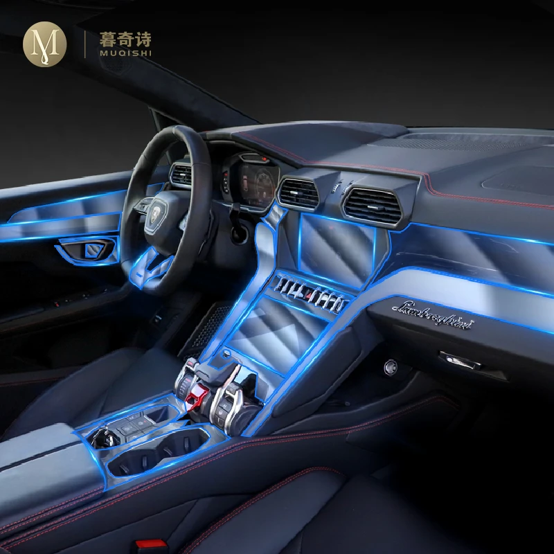 For Lamborghini Urus 2018-2023Car Interior Piano board protection film TPU transparent self-adhesive Paint film Anti scratch PPF
