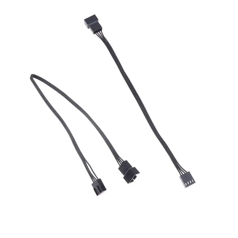 5PCS 4Pin PWM CPU Fan Wire Connector Adapter Computer Fan Extension Power Cable Replacement Accessories 24AWG