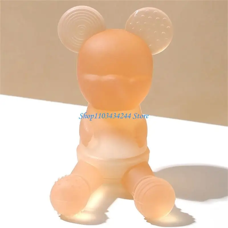 

Детская игрушка для прорезывания зубов Силиконовый прорезыватель в форме животного Игрушка для прорезывания зубов Безопасная