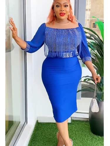 Vestidos africanos elegantes para mujer, nueva ropa africana de verano 2021, vestido largo de fiesta de boda de talla grande, trajes Dashiki Ankara, bata