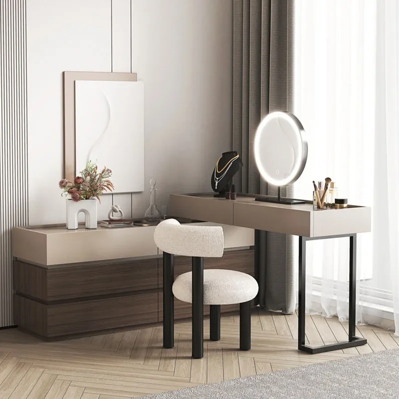 Cosmetic Modern Luxury Dressers Nordic Office Mirror Bathroom Vanity Dressers Standing Meubles De Chambre Home Furniture HDH