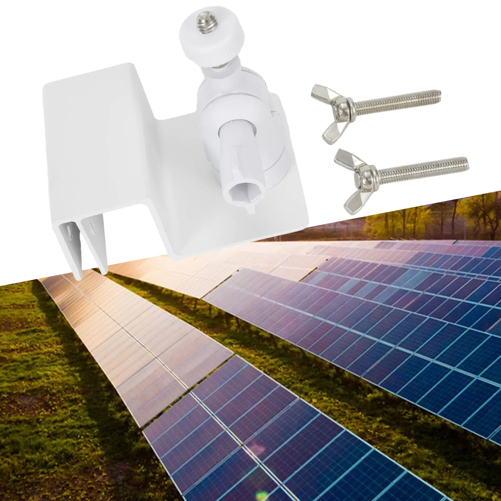 Security Camera Mount Bracket with Screw Adapter for Gutters - Weatherproof and Rust Resistant for Outdoor Surveillance