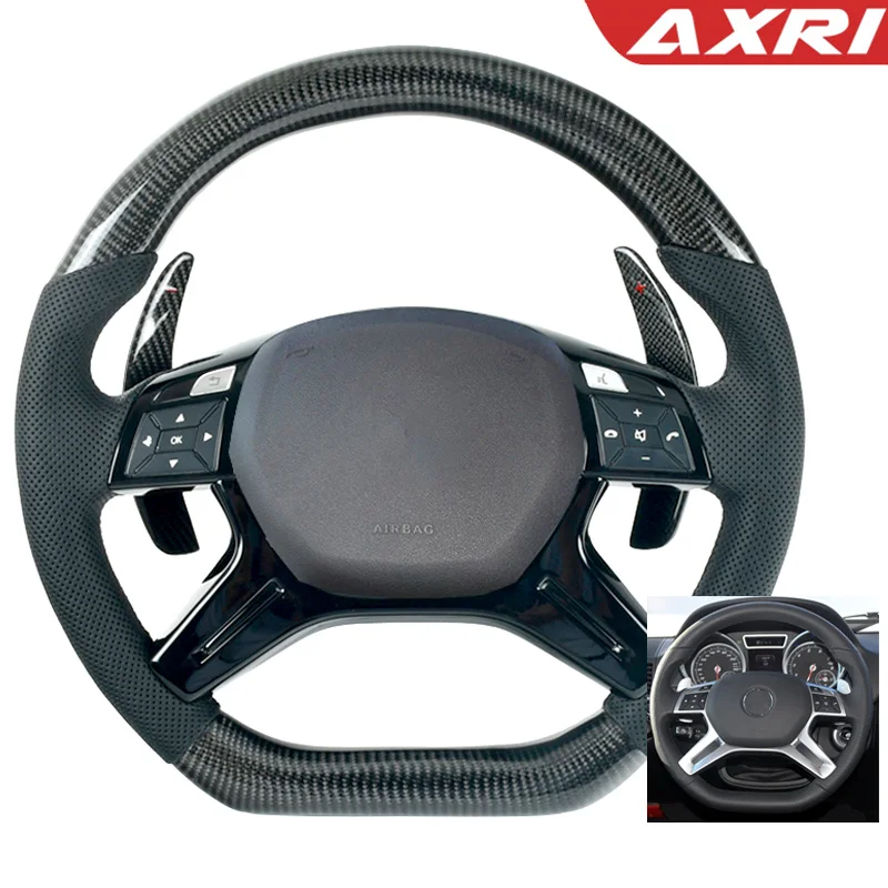 

For Mercedes G CLK E CLS SL Class W209 W211 W219 W463 R230 Customized Carbon fiber steering wheel Car accessories