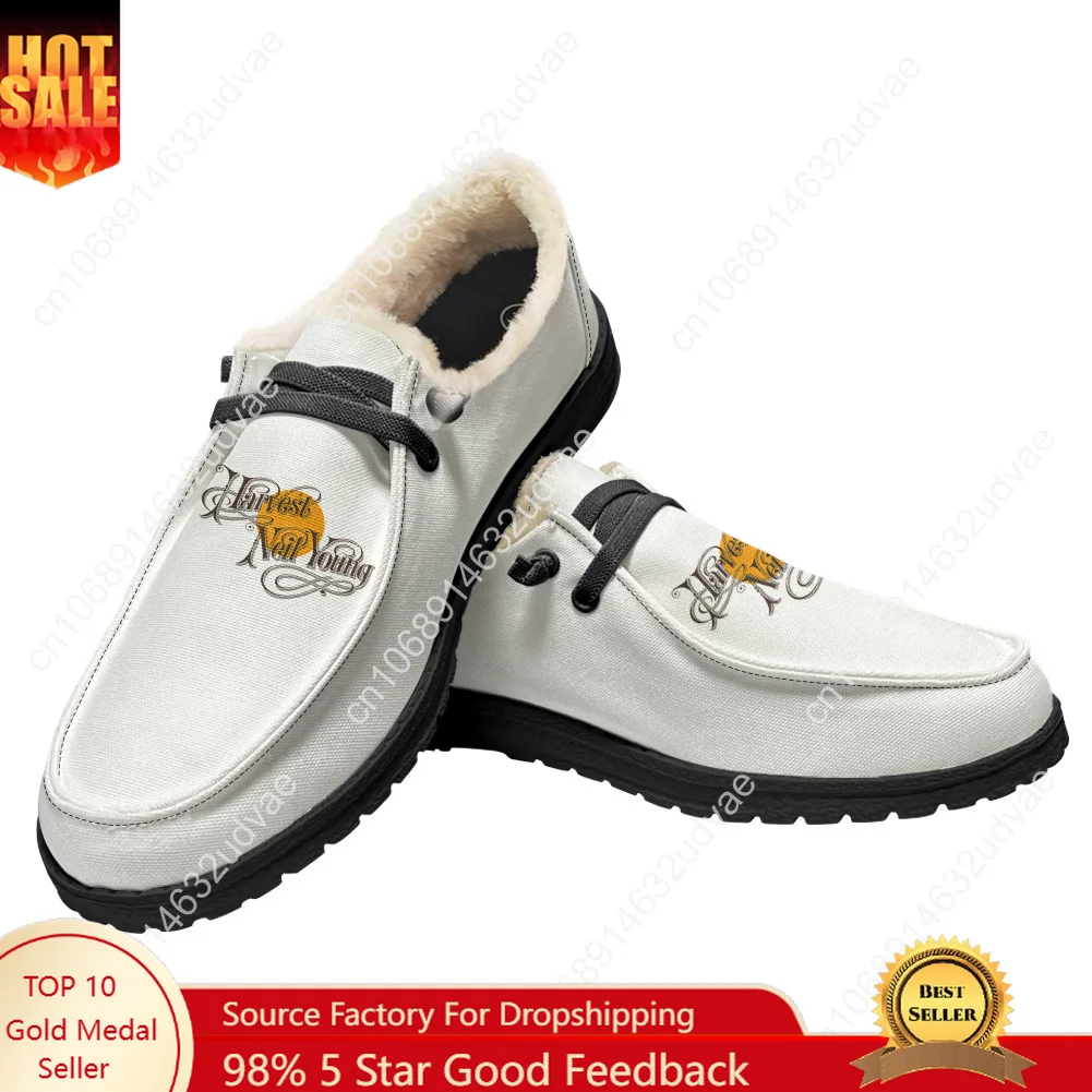 

Neil Young Casual Shoes Plush Flat Shoe Men Woman Breathable Casual Outdoor Lightweight Footwear Custom Made Shoe