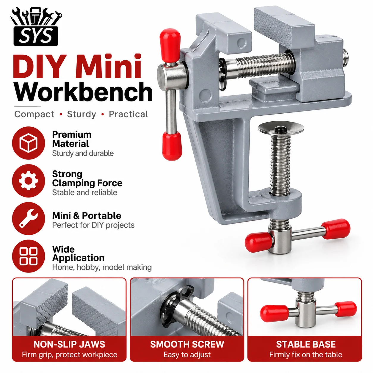Multi Tool Plier - Mini Workbench Vise Multi functional Household