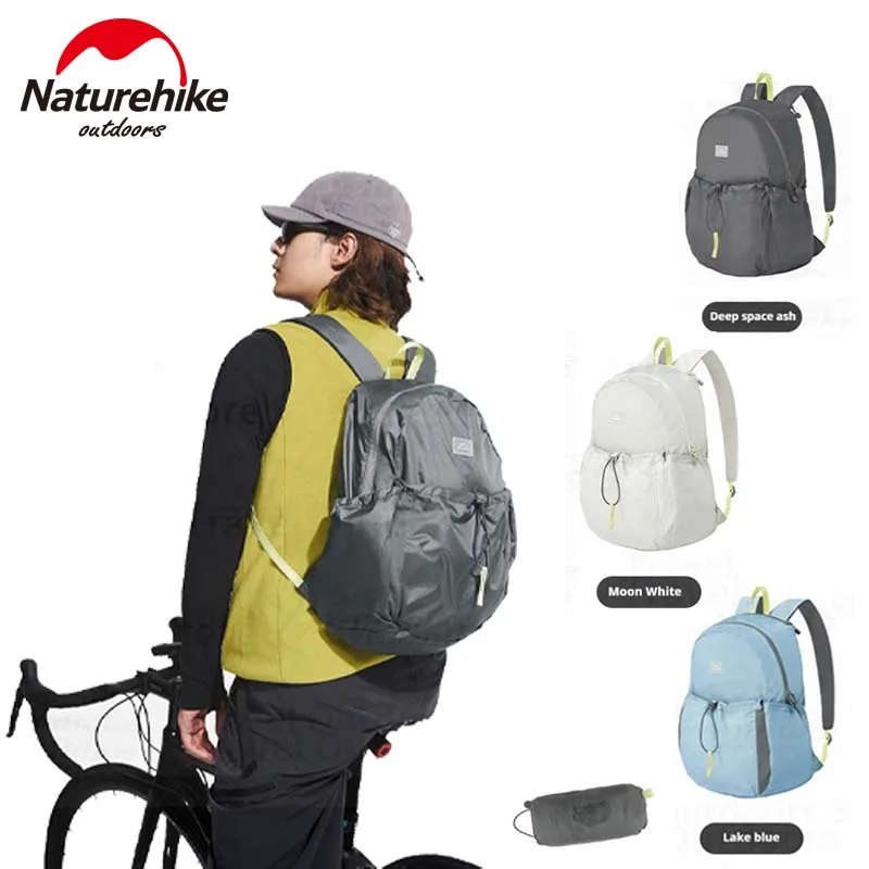 

Мини-рюкзак Naturehike, 20 л, сверхлегкий, 280 г, складная, портативная, спортивная сумка на открытом воздухе, водонепроницаемый, для пешего туризма, путешествий, дышащий рюкзак