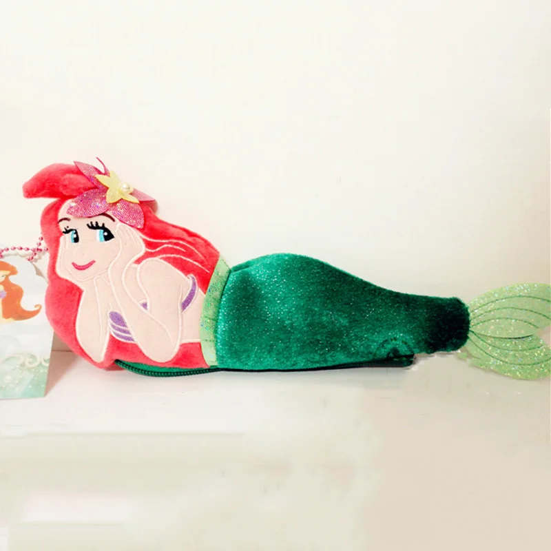 Dễ Thương Hoạt Hình Disney Nàng Tiên Cá Ariel Sang Trọng Đồ Chơi Búp Bê Đựng Tiền, Túi Đựng Quà Tặng Trẻ Em Bé Gái