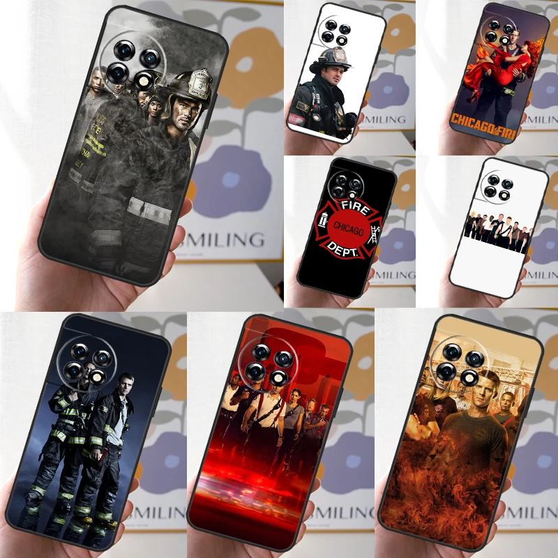 Funda de programa de televisión Chicago Fire para OnePlus Nord 4 CE 2 3 Lite N30 N20 N10 OnePlus 13 13R 12 12R 11 10 Pro 8T 10T