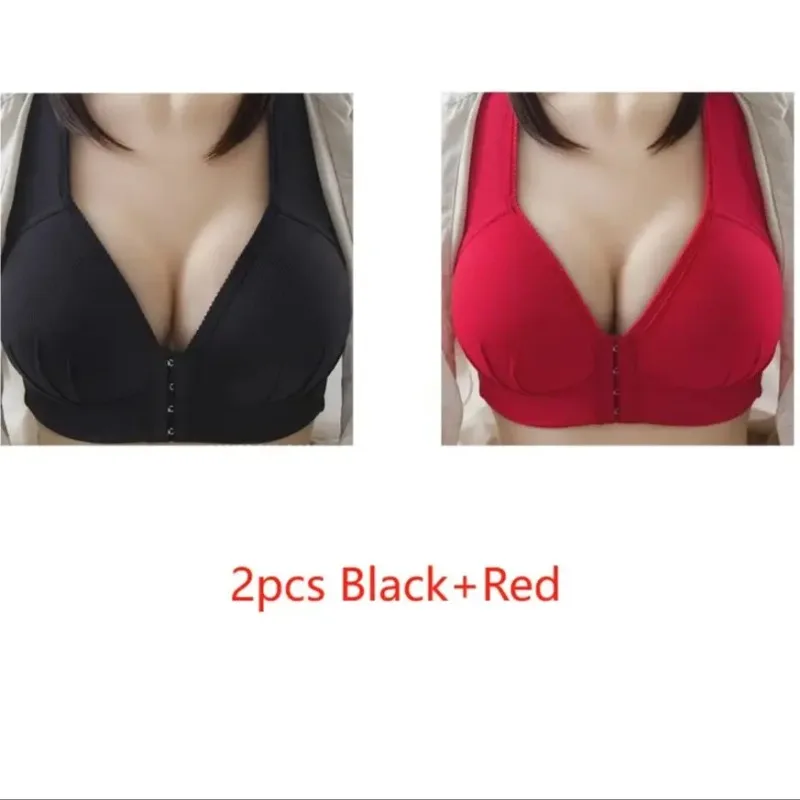 

New Thin Comfortable Front Button Nursing Bra for Pregnant Women Comfortable Without Steel Rings Beautiful Vest Style Underwear