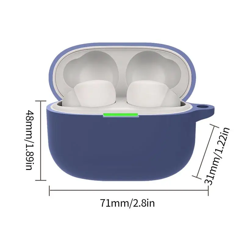 ปลอกซิลิโคนเคสสำหรับ Sony Link Buds S สติกเกอร์ผิว BT หูฟังสำหรับ Link Buds S Anti-Drop ป้องกันอุปกรณ์เสริม