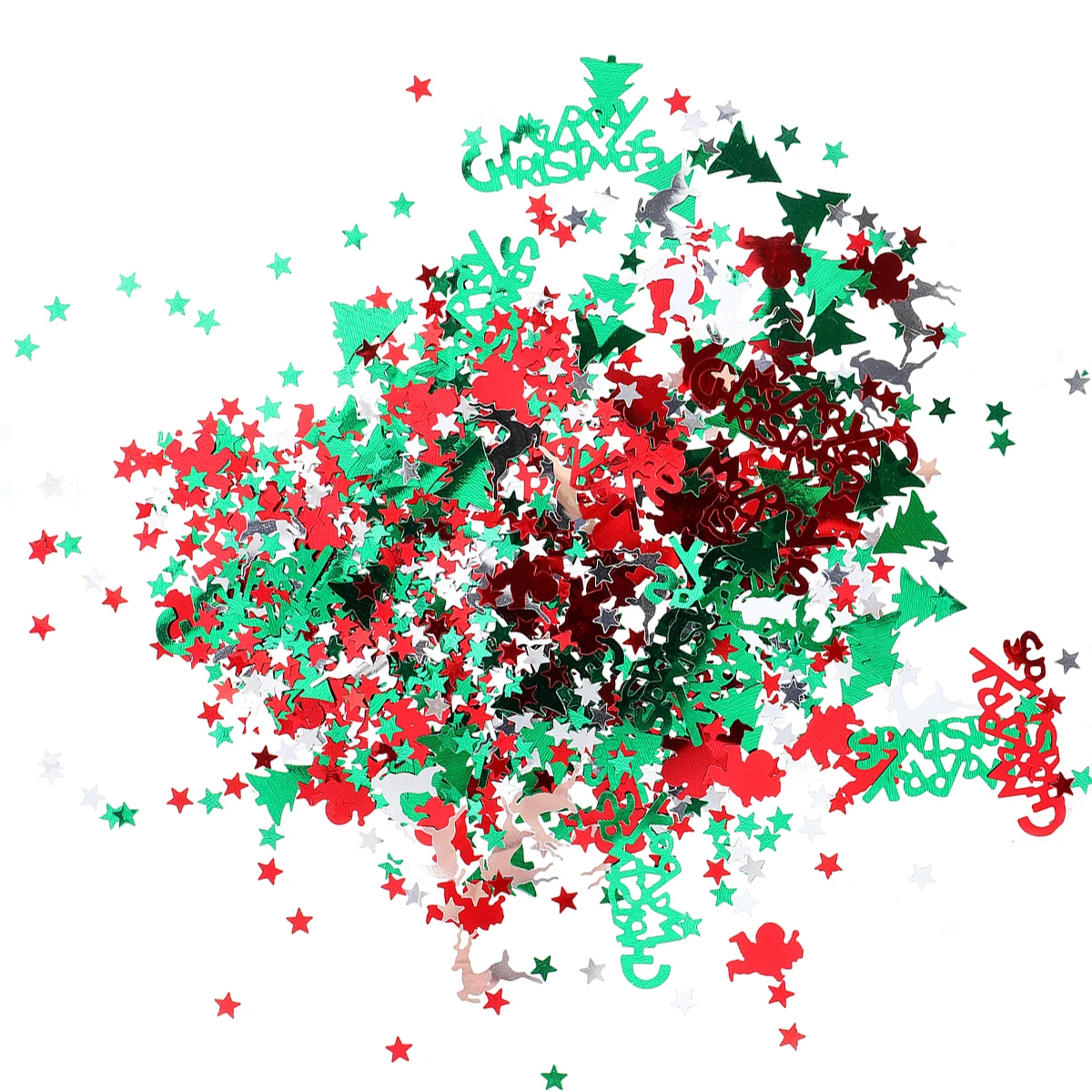 

3pcs 3 Packs 15G Christmas Confetti Plastic Confetti For Holiday Wedding Carnival Decor Party Supplies Xmas Snowflake Santa