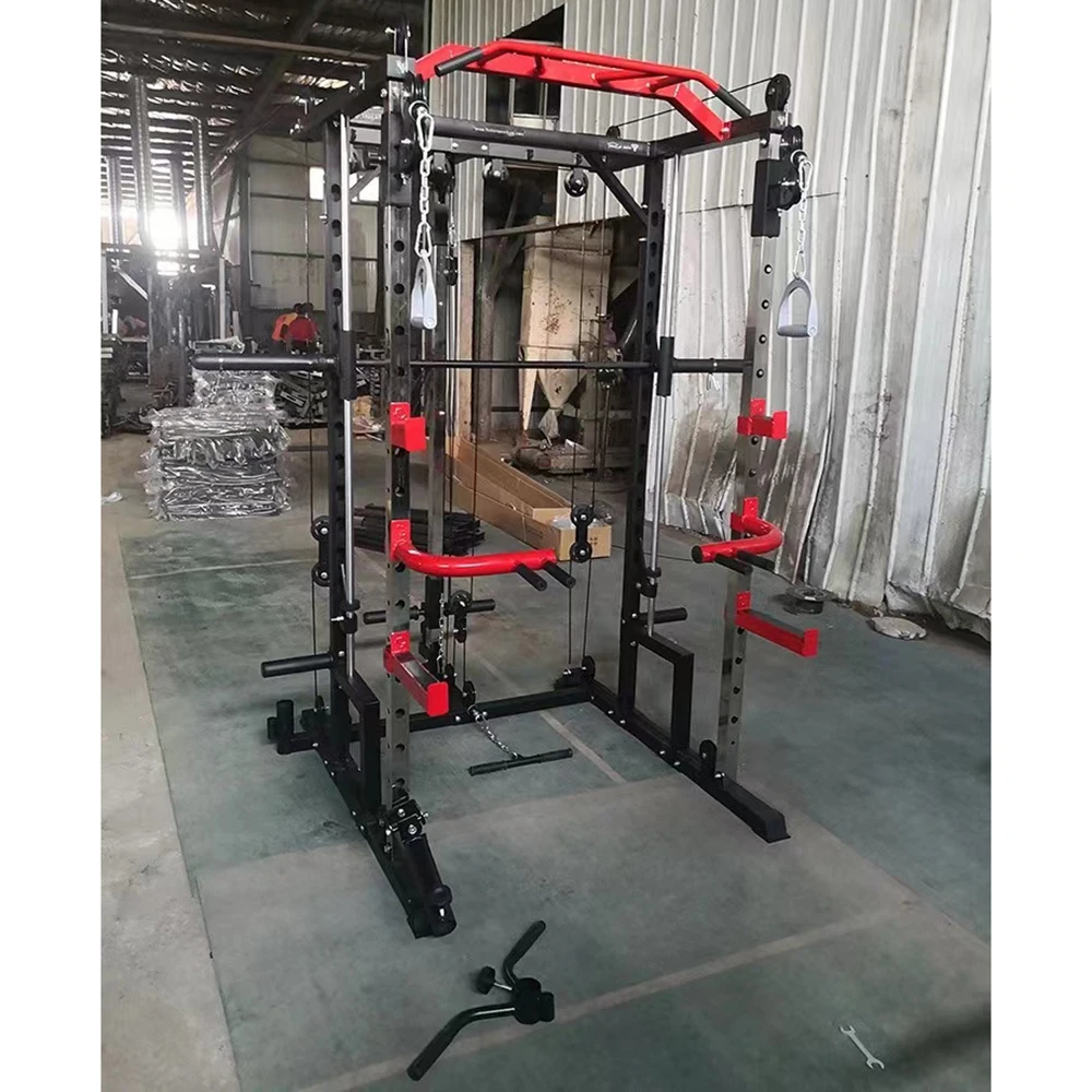 Smith Machine for Whole Body Muscle Exercise, Multi-Functional Gym, Comprehensive Training, Fitness Equipment