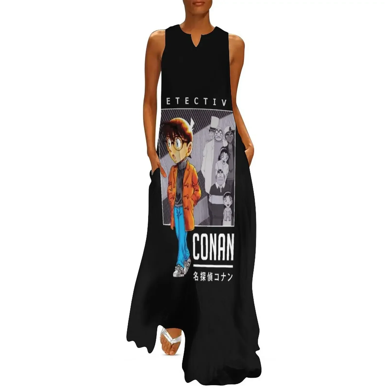 

Détective Conan Edogawa Long Dress cute dress elegant women's dresses for wedding dresses for official occasions Dresses Dress