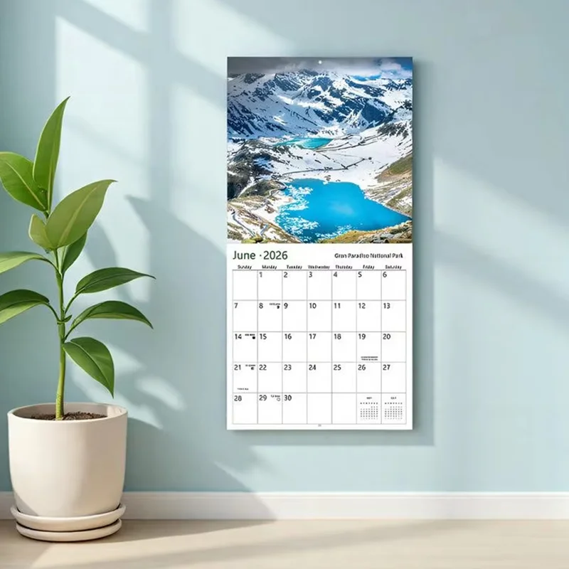 ปฏิทินปี 2026 สวนแห้งแห่งชาติที่สวยงาม - ความงดงามของทิวทัศน์ 12 เดือน สำหรับการจัดระเบียบและตกแต่งบ้าน